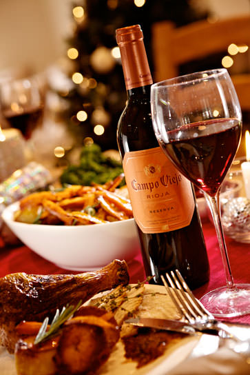 Wine and canapés food styling for photo shoot